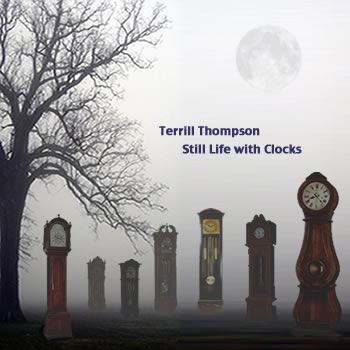Click for a larger image Cover art features several grandfather clocks standing lurking like tombstones in a fog-shrouded graveyard